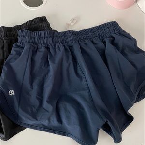 lululemon hotty hot shorts navy